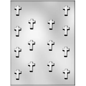 CHOCOLATE MOULD CROSSES MINI