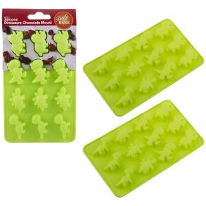 SILICONE MOULD DINOSAUR 2PK - DAILY BAKE