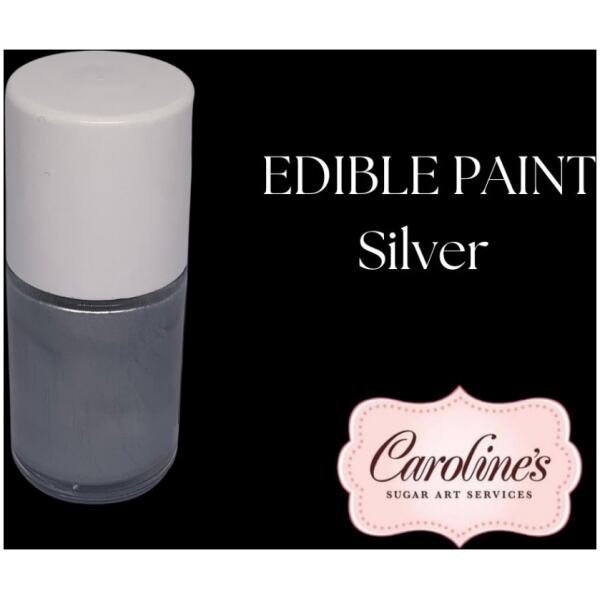 EDIBLE PAINT SILVER 15ML