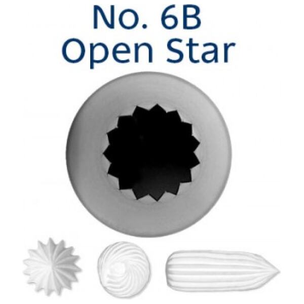 ICING TIP NO6B OPEN STAR LARGE - LOYAL