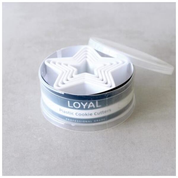 CUTTERS STAR PLASTIC SET 5 - LOYAL