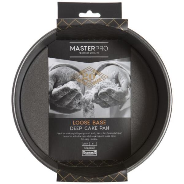 CAKE TIN LOOSE BOTTOM ROUND DEEP 20CM - MASTERPRO