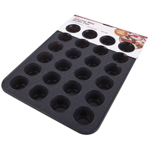 MUFFIN PAN SILICONE MINI 24HOLE - DAILY BAKE