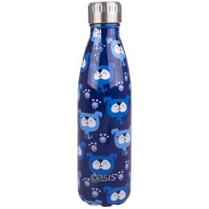 BOTTLE 500MLSTAINLESS STEEL BLUE HEELER - OASIS
