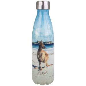 BOTTLE 500ML STANILESS STEEL KANGAROO BAY - OASIS