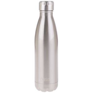 WATER BOTTLE 500ML SILVER - OASIS