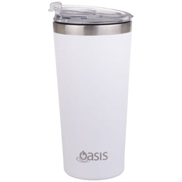 TRAVEL MUG WHITE 480ML - OASIS