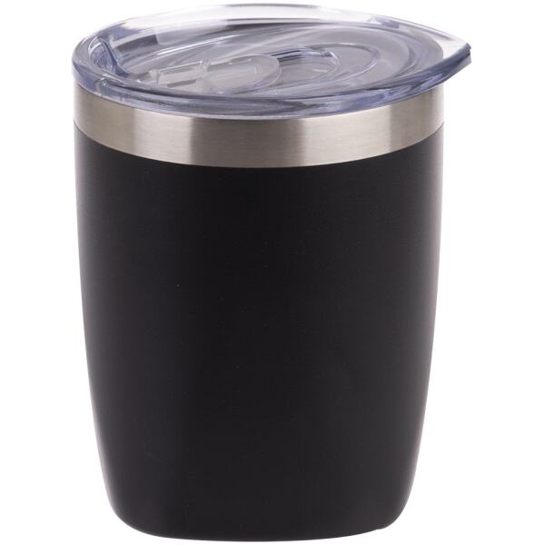 TUMBLER OLD FASHIONED STAINLESS STEEL 300ML MATT BLACK - OASIS