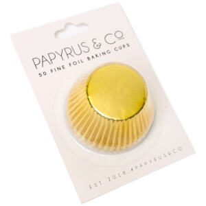 BAKING CUPS GOLD MEDIUM 44MM - PAPYRUS