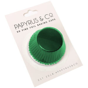 BAKING CUPS GREEN MEDIUM 44MM - PAPYRUS