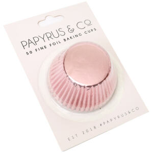BAKING CUPS PASTEL PINK STANDARD 50MM - PAPYRUS