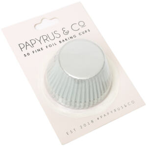 BAKING CUPS WHITE MEDIUM 44MM - PAPYRUS