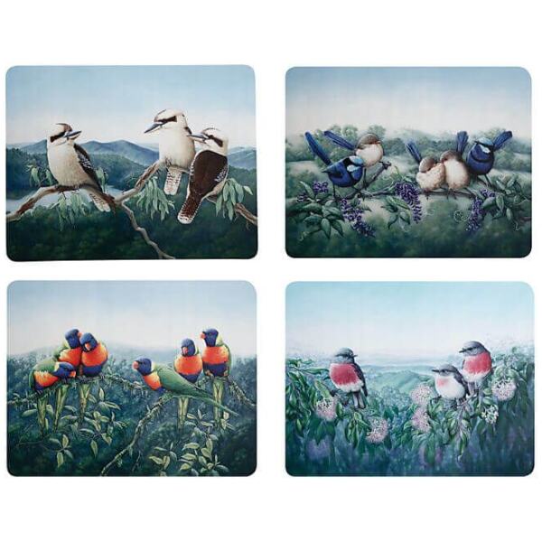 PLACEMATS KATHERINE CASTLE BIRDS OF AUSTRALIA - MAXWELL & WILLIAMS