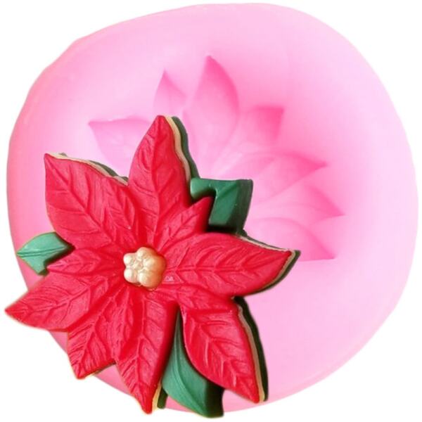 SILICONE MOULD POINSETTIA C/S - Image 2