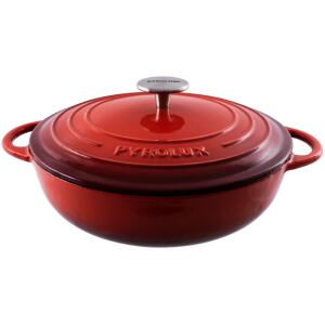 CHEF PAN PYROCHEF 24CM 2.5L RED- PYROLUX