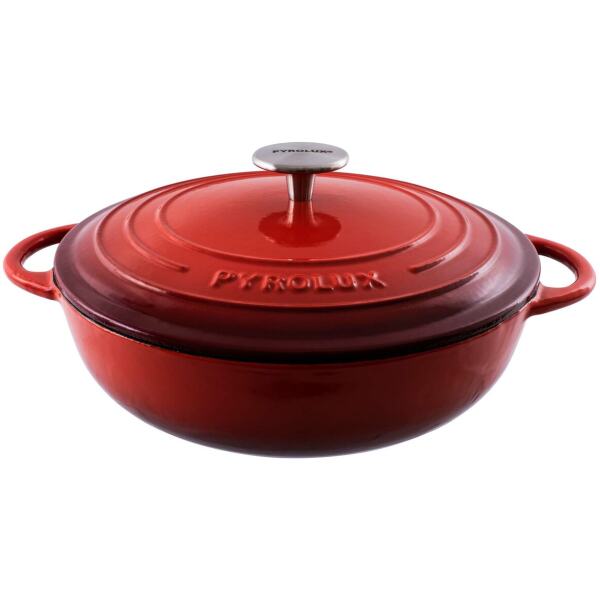 CHEF PAN PYROCHEF 28CM 6L RED - PYROLUX