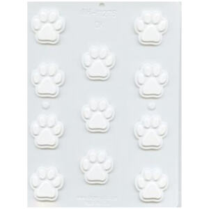 CHOCOLATE MOULD PAW PRINT