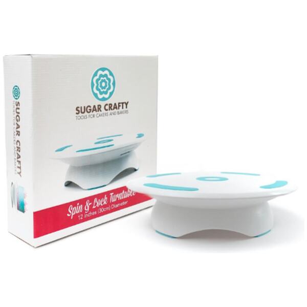 TURNTABLE CAKE WHITE - SPRINKS