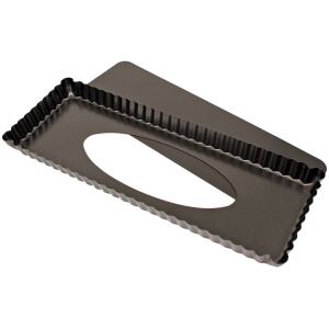 TART PAN RECTANGLE LOOSE BOTOM 36CM - DAILY BAKE
