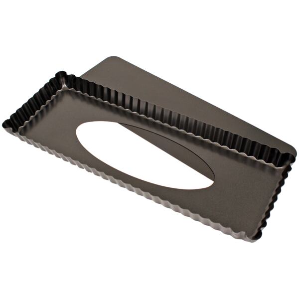 TART PAN RECTANGLE LOOSE BOTOM 36CM - DAILY BAKE