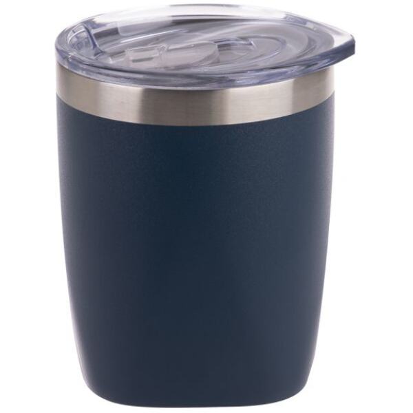 TUMBLER OLD FASHIONED STAINLESS STEEL 300ML MATT BLUE - OASIS