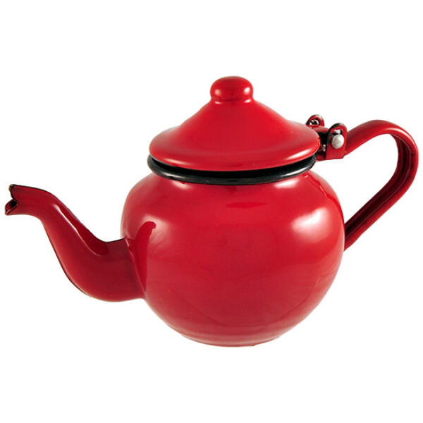 TEAPOT ENAMEL RED 500ML - URBAN STYLE