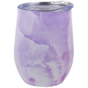 WINE TUMBLER 330ML LILAC MARBLE - OASIS