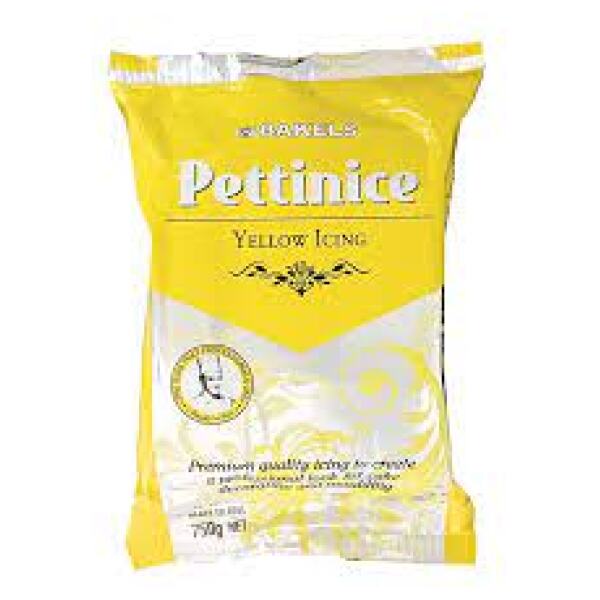 FONDANT YELLOW 750G - BAKELS