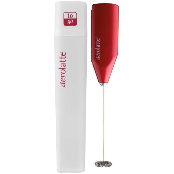 MILK FROTHER WITH CASE RED - AEROLATTE