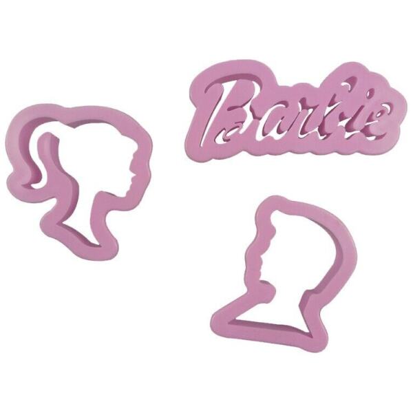 COOKIE CUTTER BARBIE HEAD AND LOGO