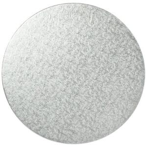 CAKE BOARD SILVER ROUND 16" - LOYAL