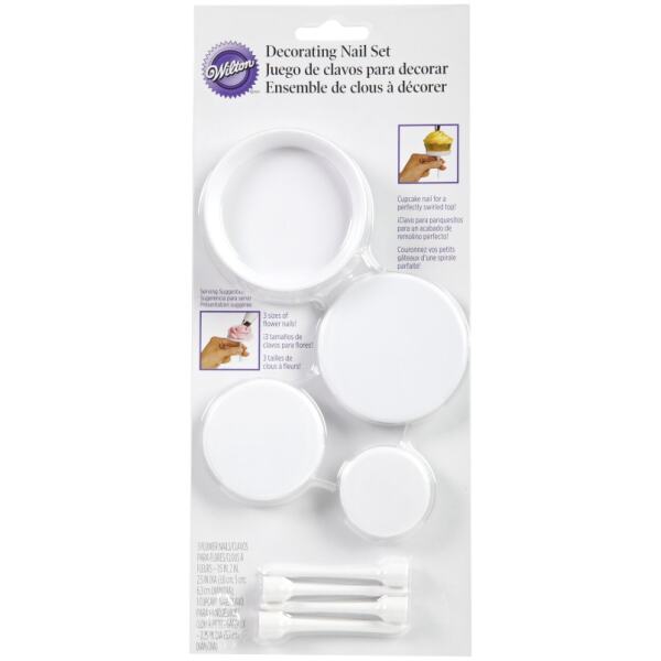 WILTON DECORATING NAIL SET 4PC