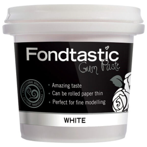 GUM PASTE WHITE 225GM - FONDTASTIC