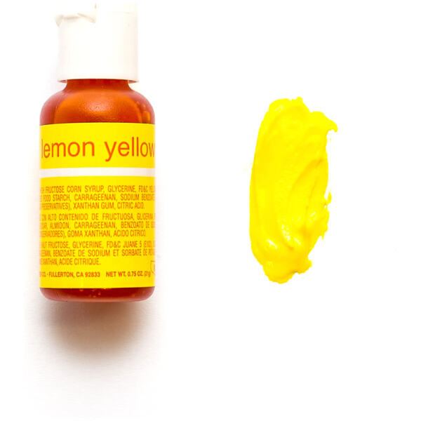 GEL LEMON YELLOW - CHEFMASTER