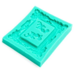 SILICONE MOULD FLOURISH FRAME