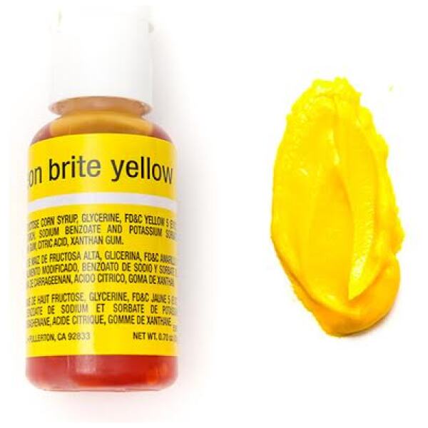GEL NEON YELLOW - CHEFMASTER