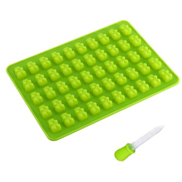 SILICONE MOULD GUMMY BEAR W/ DISPENCER