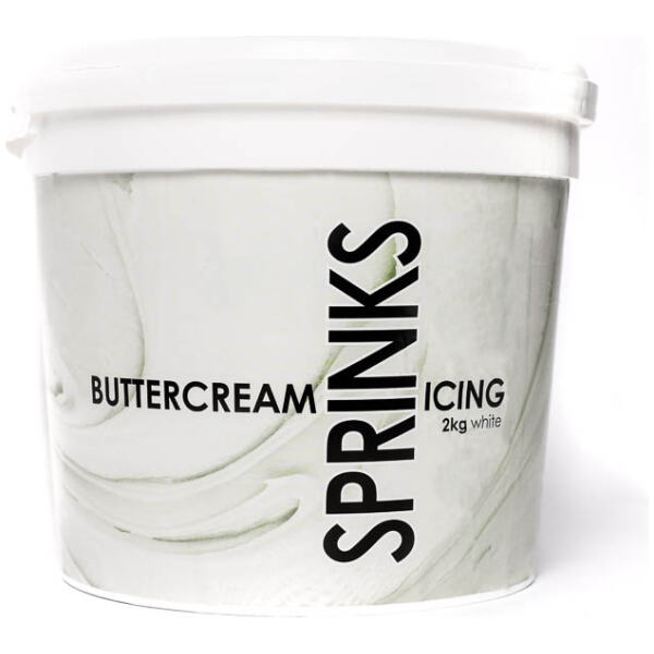 BUTTERCREAM WHITE 2KG TUB - SPRINKS