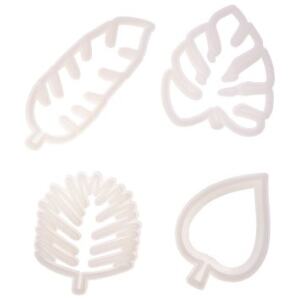 COOKIE CUTTERS TROPICAL LEAF SET4