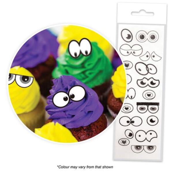 EDIBLE WAFER GOOGLY EYES