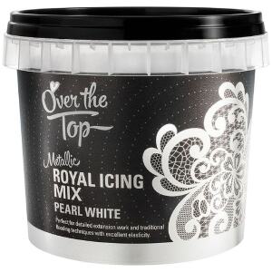 ROYAL ICING MIX METALIC PEARL WHITE - OVER THE TOP