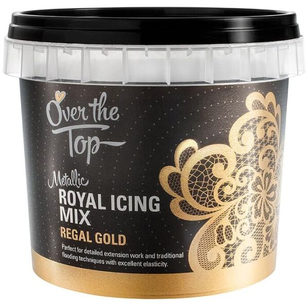 ROYAL ICING MIX METALIC REGAL GOLD - OVER THE TOP