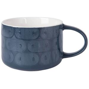 MUG CREST JUMBO INDIGO BLUE 500ML - MAXWELL & WILLIAMS