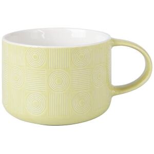 MUG CREST JUMBO OCHRE MUSTARD 500ML - MAXWELL & WILLIAMS