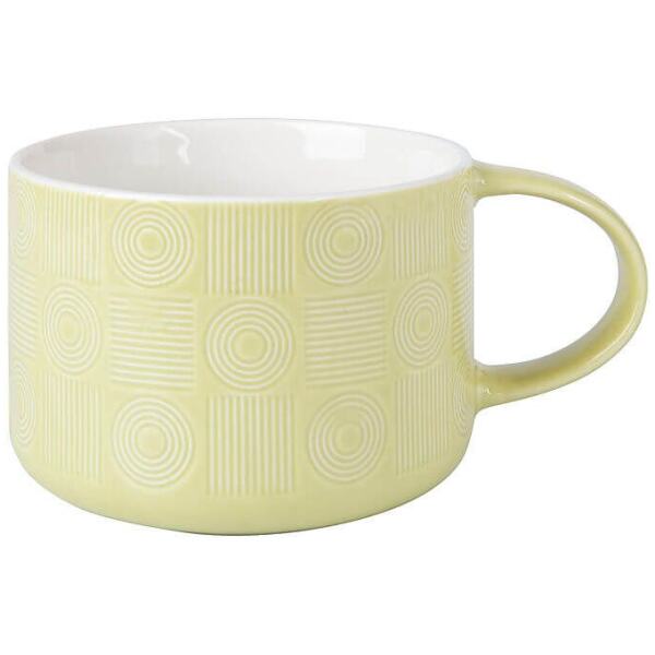 MUG CREST JUMBO OCHRE MUSTARD 500ML - MAXWELL & WILLIAMS