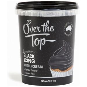 BUTTERCREAM BLACK 425G - OVER THE TOP