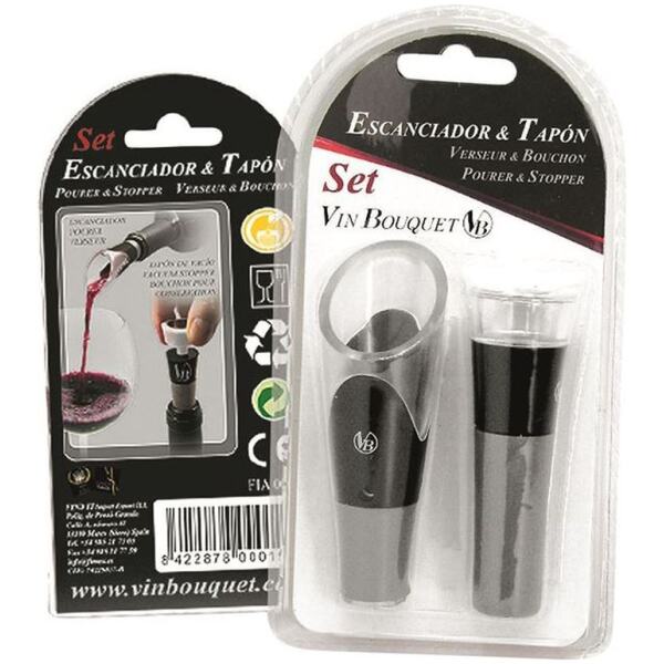 POURER AND STOPPER WINE - VIN BOUQUET