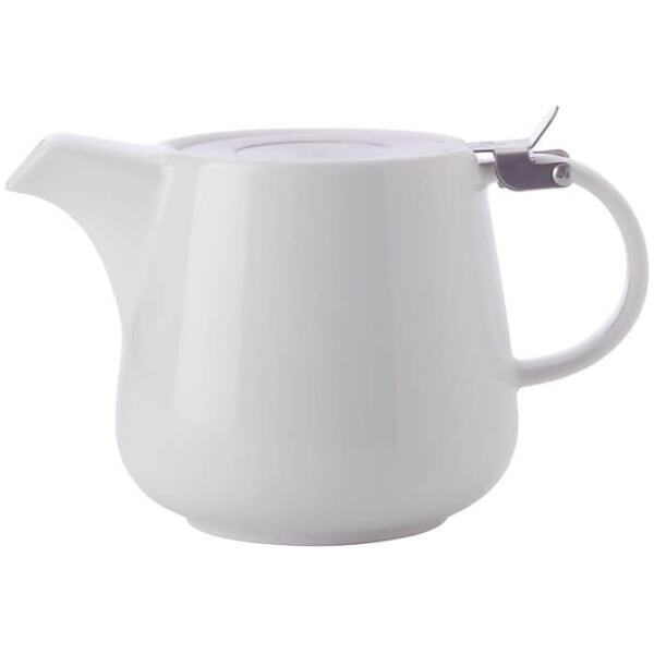 TEAPOT WHITE BASICS W/INFUSER 1.2L - MAXWELL & WILLIAMS