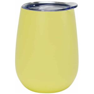 WINE TUMBLER STAINLESS STEEL 295ML GELATO LEMON - ANNABEL TRENDS