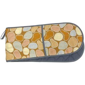 OVEN MITT DOUBLE ENDED HEART SHAPE ROCK - ANNABEL TRENDS